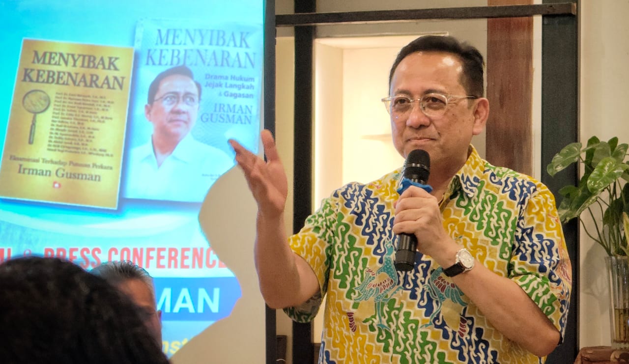 Pasca Putusan PSU DPD RI, Irman Gelar Silaturrahmi dan Konferensi Pers di Padang