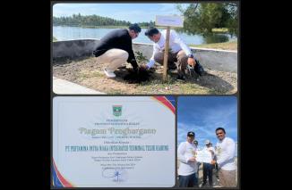 Selalu konsisten oada perbaikan kualitas lingkungan hidup, Gubernur Sumbar beri Pertamina penghargaan pada Hari Lingkungan Hidup Sedunia, Rabu 12/6-2024 di Agam. (dok)