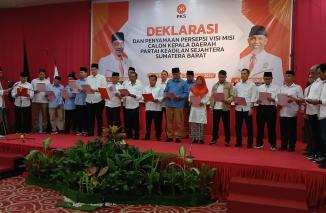 Pilkada Serentak 2024: PKS Deklarasikan Pasangan Calon Kepala Daerah se-Sumbar