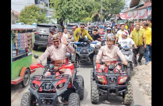 Epyardi-Ekos, OTEWE ke KPU Gunakan Motor Atv