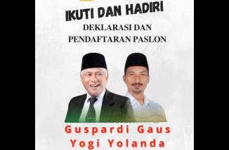 Guspardi-Yogi Kolaborasi Senior dan Yunior Solusi Agam Bangkit