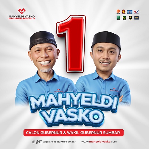 Mahyeldi-Vasko Siap Menyapa Semua Lapisan Masyarakat di Pilgub Sumbar 2024