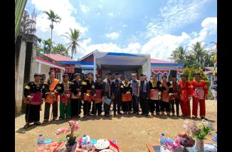 Ekos Albar Hadiri Pengukuhan Pengurus KAN Batu Payung di Limapuluh Kota, Sampaikan Program Pembangunan Balai Adat