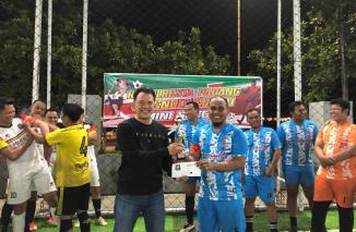 Bhayangkara POP Polresta Padang Kalahkan Soccer Jurnalis dengan Skor 10-2 di Trofeo Kapolresta Padang