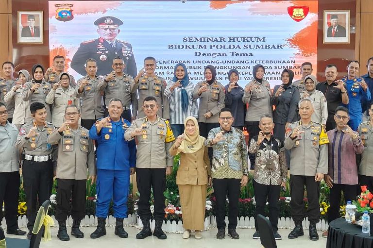 Polda Sumbar mengadakan seminar hukum di Kantor Polda Sumbar pada Selasa. (15/10/2024). (Foto: Ist)