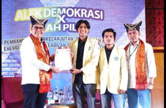 BEM UNP Menyayangkan Ketidakhadiran Mahyeldi di Bedah Visi Misi Gubernur Sumbar