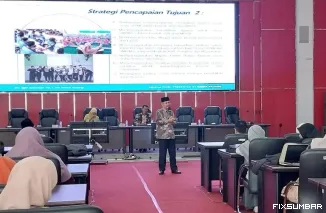 Teks Foto : Sosialisasi program smart surau, di Aula Bagindo Aziz Chan Balai Kota Padang, Sabtu (23/8/2025). IST
