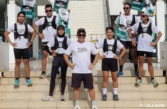 Teks Foto : Pengurus Minang Geopark Run 2025. IST