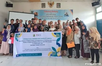 Teks Foto : Kolaborasi FISIP UNAND dan Dinas Sosial Sumbar, Bahas Layanan Publik Inklusif bagi Disabilitas, Kamis (11/9/2025). IST