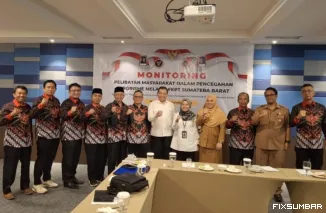 Teks Foto : Pencegahan Terorisme Melalui FKPT Sumbar yang dilaksanakan oleh Subdit Pemberdayaan Masyarakat BNPT, hari Selasa (9/9/2025), di Kota Padang. IST