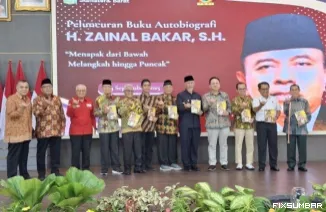 Teks Foto : Peluncuran Buku Otobiografi Zainal Bakar, Rabu (3/9/2025). IST