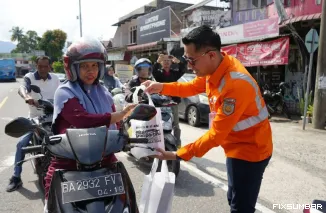 Teks foto : Momentum Hari Perhubungan Nasional 2025 dan HUT ke-80 KAI gelar sosialisasi rutin, Sabtu (20/9/2025). IST
