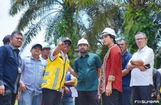 Teks Foto : Bupati Annisa Dampingi Anggota DPR RI Zigo Rolanda Tinjau Sejumlah Proyek Strategis, Sabtu (11/10/2025). IST