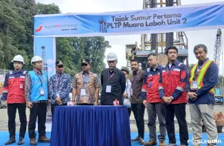 Teks Foto : Pengembangan PLTP Muara Laboh Unit 2 Resmi Dimulai, Kamis (16/10/2025). IST