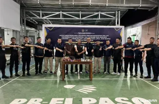 Teks Foto : Lapas Kelas IIB Solok menggelar razia gabungan dalam rangka razia serentak nasional. IST