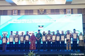 Teks Foto : Rapat Koordinasi Regional Program Percepatan Penurunan Stunting Tahun 2025 di Pangeran Beach Hotel, Padang, Kamis (9/10/2025). IST