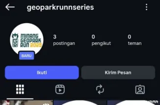 Teks Foto : Akun bodong. IST