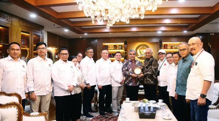 Audiensi dengan PWI, Ahmad Muzani: Hati Saya Tetap Wartawan