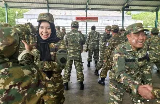 160 Wartawan Diretret di Pusat Kompetensi Bela Negara Kemhan RI