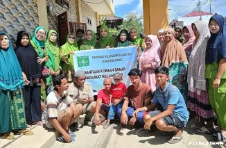 Muslimat NU Galang Kepedulian Nasional, Bantu Warga Terdampak Banjir di Sumbar