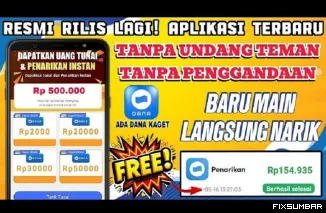Ilustrasi Aplikasi Penghasil Uang Terbaru. (Foto: Kanal youtube @peluangcuanid)