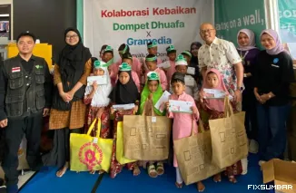Gramedia dan Dompet Dhuafa Ajak Keluarga Berbagi Lewat Happy Family Coloring
