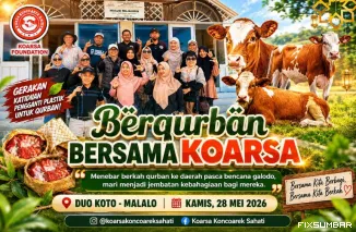 Green Qurban KOARSA 2026 Salurkan 7 Ekor Sapi untuk Korban Galodo di 9 Dusun Malalo