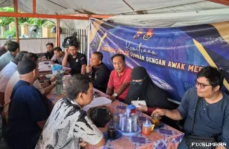 Kompol Adhi Jais Bangun Sinergitas Humas Polda Sumbar dengan Insan Pers