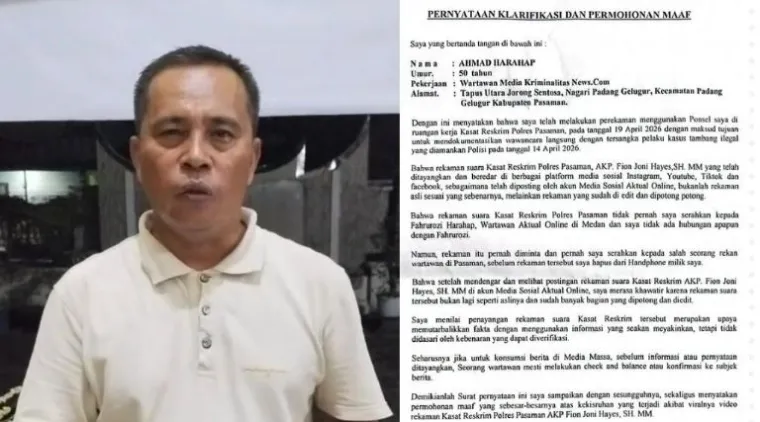 Kasus Rekaman Kasat Reskrim Pasaman: Perekam Sebut Audio Editan dan Bantah Keterlibatan Kodam