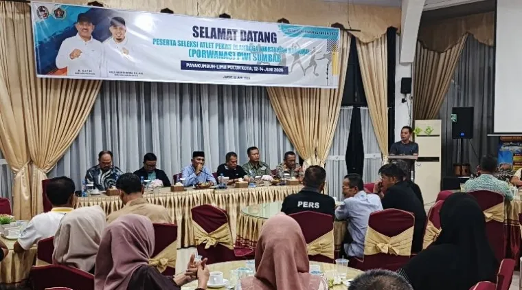 Seleksi Porwanas PWI Sumbar Dibuka, Perkuat Solidaritas dan Prestasi Wartawan