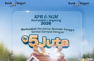 Bank Nagari Hadirkan Promo KPR dan Nagari Griya Madani, Nasabah Berpeluang Dapat Hadiah hingga Rp5 Juta
