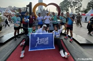 BRILiaN Runners Padang Ramaikan Jam Gadang Fun Run 2026, BRI Dukung Sport Tourism Bukittinggi