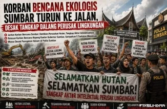 Jeritan Korban Bencana Sumbar: Stop Illegal Logging dan Illegal Mining Sekarang Juga!