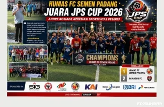 JPS Cup 2026 Berakhir Sukses, Andre Rosiade Apresiasi Sportivitas dan Kebersamaan