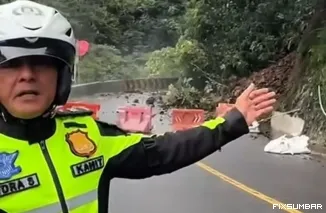 Longsor Lembah Anai, Polda Sumbar Tutup Akses Padang-Bukittinggi Hingga Kondisi Aman