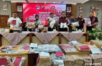 Polda Sumbar Ungkap 705 Kasus Narkoba Selama Januari-Juni 2026, Sita 41,66 Kg Sabu dan 586 Kg Ganja