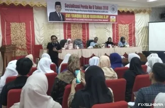 Wakil Ketua DPRD Sumbar Evi Yandri Sosialisasikan Perda Napza, Ungkap Bahaya Narkoba di Sumbar
